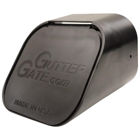 Guttergate GutterGate 2 in. H X 2 in. W X 3 in. L Black Plastic Rectangular Downspout Adapter GG2X3A-BLACK